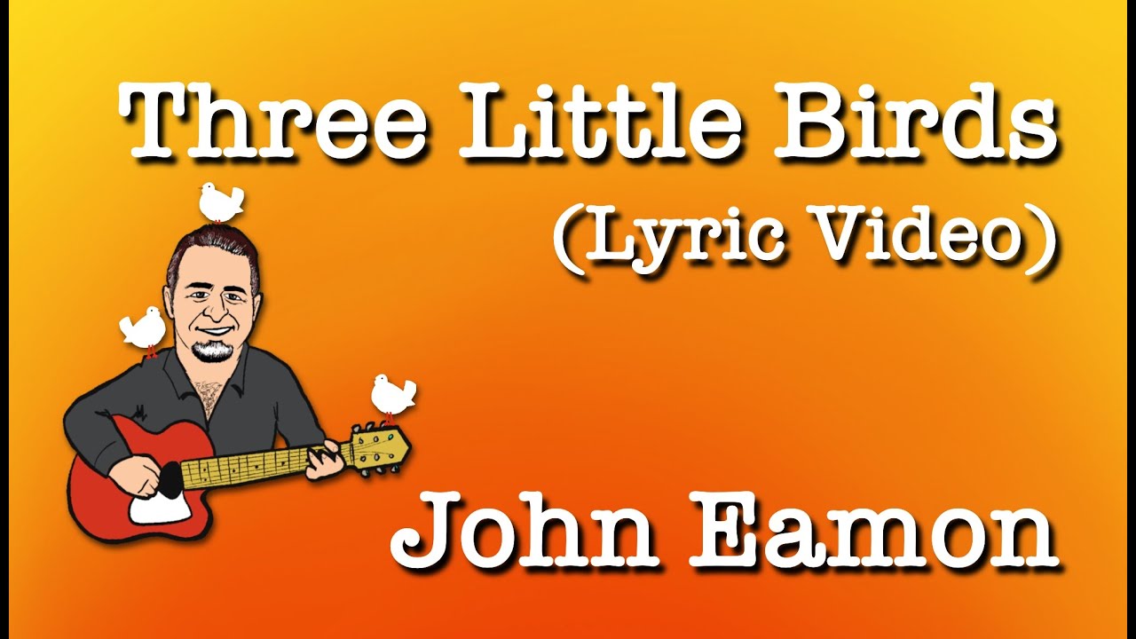 Three Little Birds | Bob Marley cover | Lyric Video | performed by John Eamon