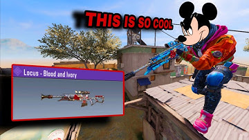 Using The BEST EPIC LOCUS Skin In CODM (Mickey Mouse Voice)
