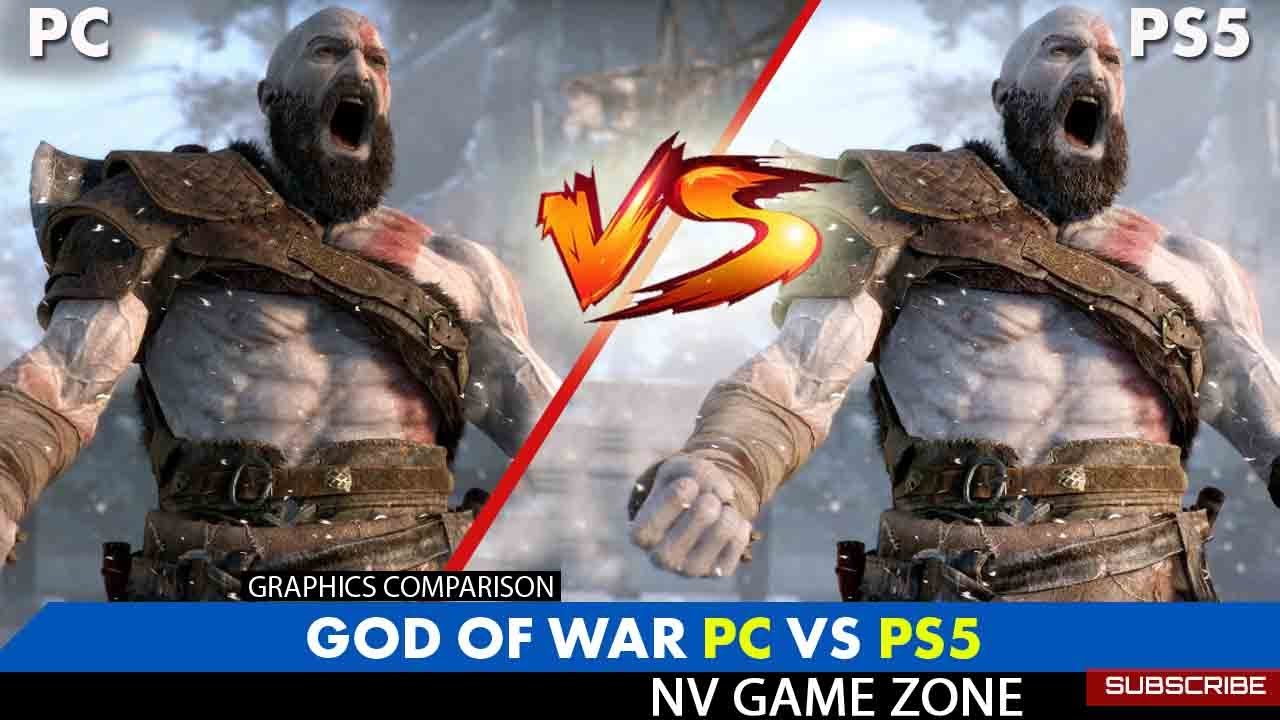 God of War: vídeo compara visuais do PS5 vs. PC