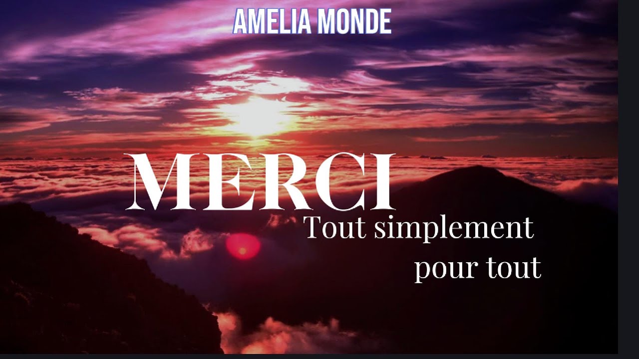 SINGLE - MERCI (Version Longue) - YouTube