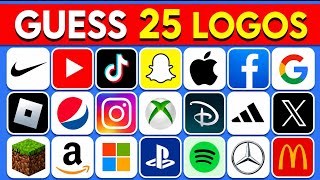 Guess The Logo in 3 Seconds | 25 Famous Logo | Logo Quiz 2026 screenshot 3