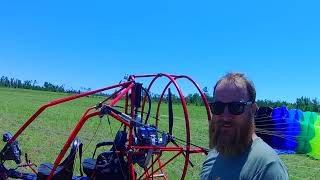 Flew my neighbor, Rodney Roell's, Buckeye powered parachute - SR2cl
