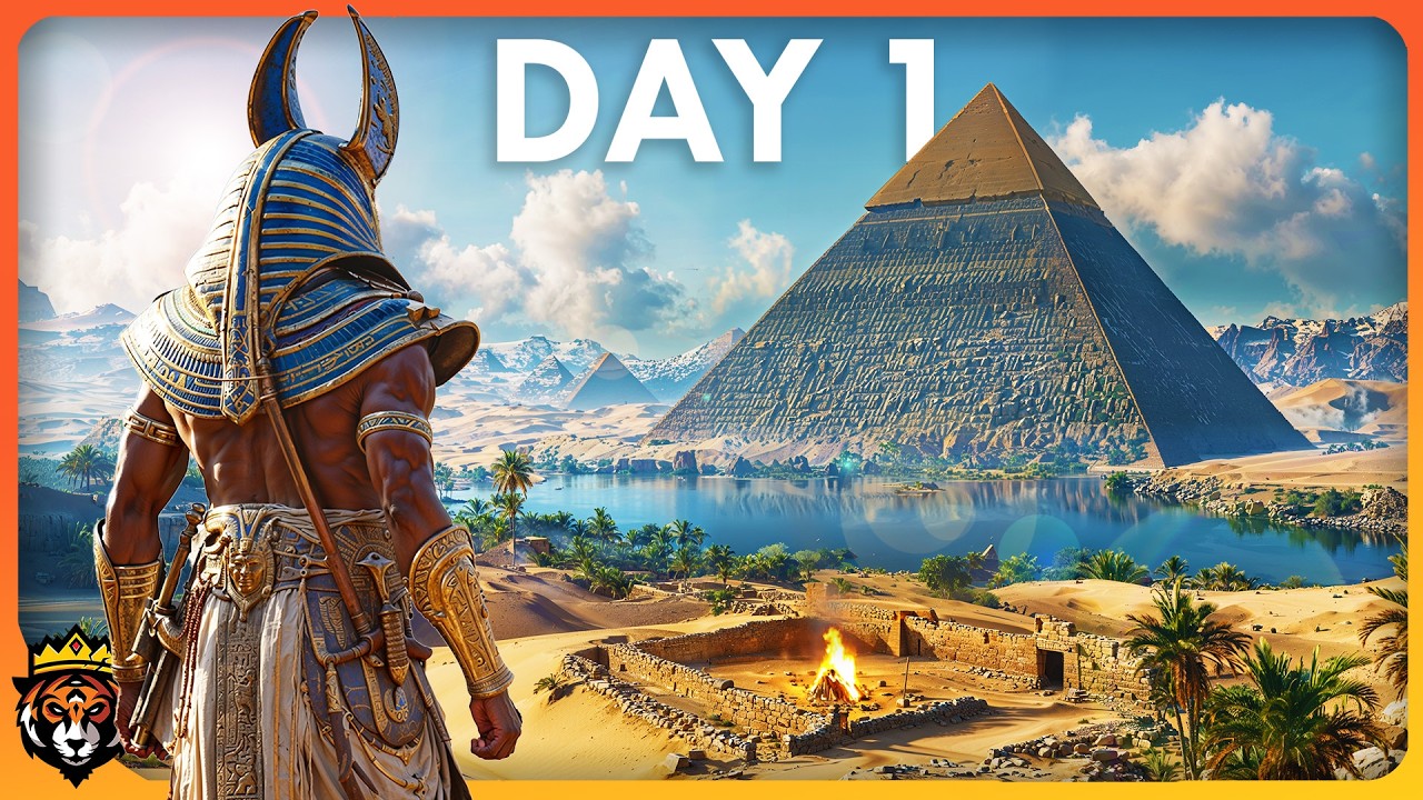 DAY 1 Exclusive Look at this Ancient Egypt Survival Game...