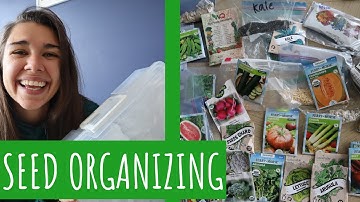 The BEST Seed Organization Box / How to Organize and Store Your Seeds