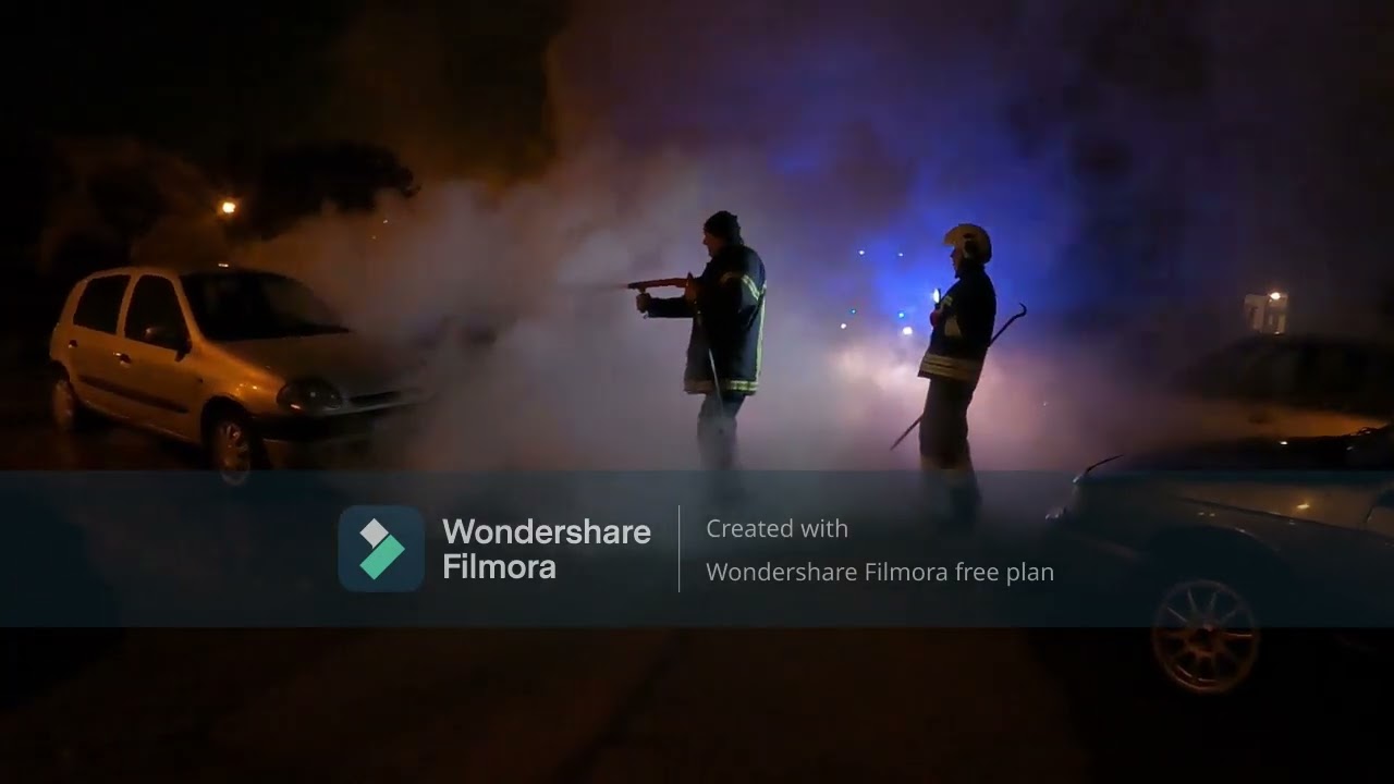 пожар лек автомобил, car fire