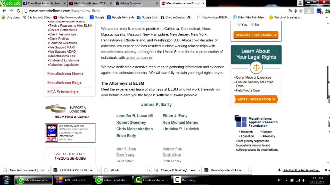 Mesothelioma Law Firm - YouTube