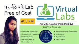 Virtual Lab An Initiative Of Ministry Of Education Free Of Cost