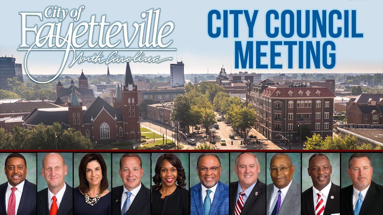 Fayetteville City Council Meeting - August 26 2019 - YouTube