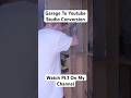 Converting Garage Into Professional YouTube Studio Pt.1