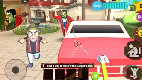 Scary Stranger 3D  New fun video everyday , gameplay walkthrough  part 327 ( android, ios)