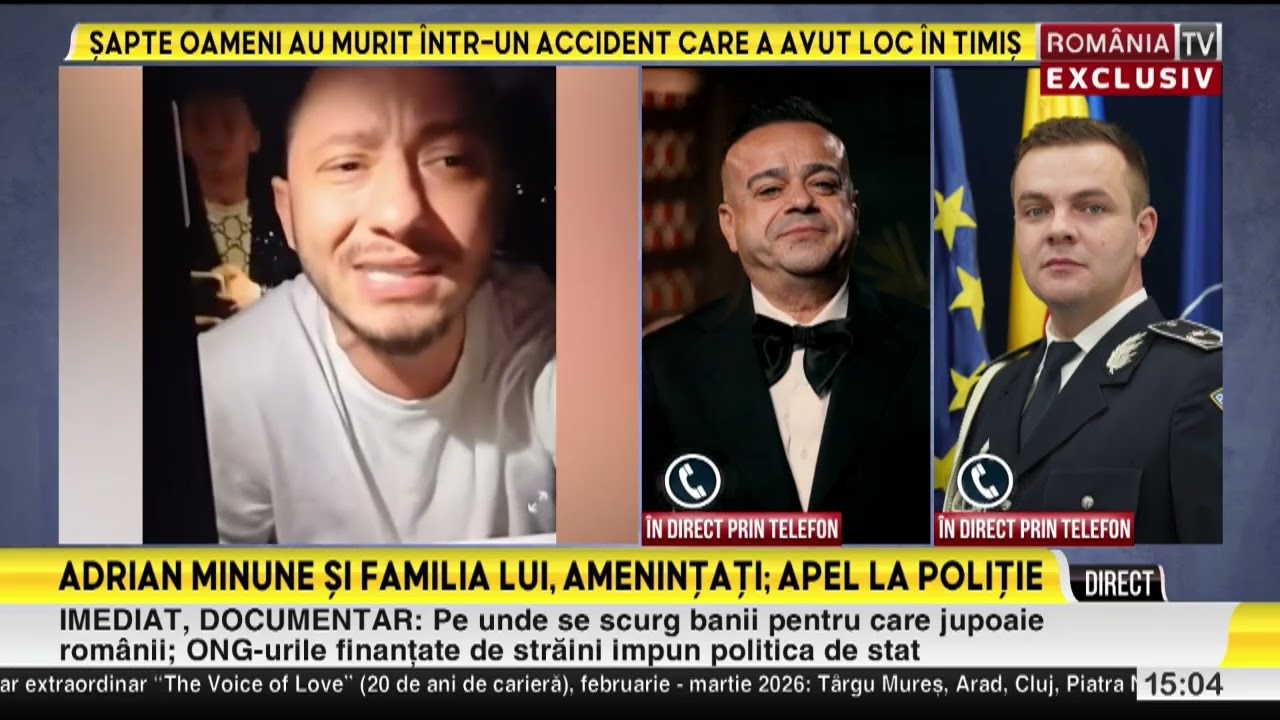 EXCLUSIV. Adrian Minune, primele declaraţii după ce i-a fost ameninţată familia