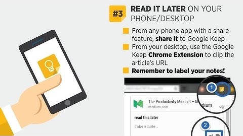 Google Keep: Article Link Save and Sync