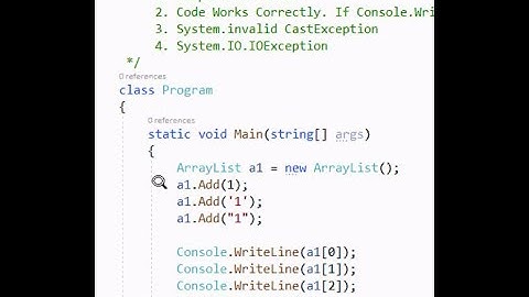 c# interview questions on arraylist