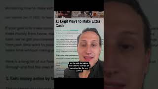 Are Survey Side Hustles Worth It for Extra Income? #shorts #sidehustle #extraincome
