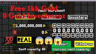 Free 1kk Gold Per day|0 Gold Investment|100% real|Rucoy online screenshot 3