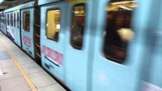台北捷運C371型JR SKI SKI彩繪車離站(雙連).avi