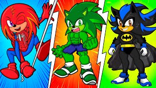 Sonic's Happy Family: Baby Spider-man and Baby Hulk! | Sonic the Hedgehog 2