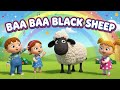 “Baa Baa Black Sheep 🎵 | Colorful 3D Nursery Rhyme for Children!”#kidssongs #babysongs