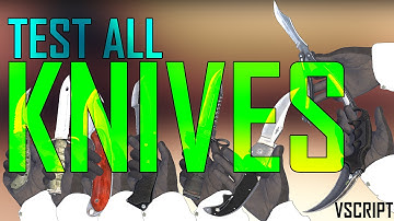 How to test all knife models | VScript | Installation Guide |