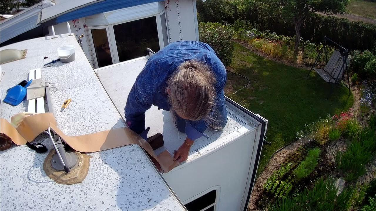 DIY RV Slideout Roof Repair TCWD DaveFisher DIY YouTube