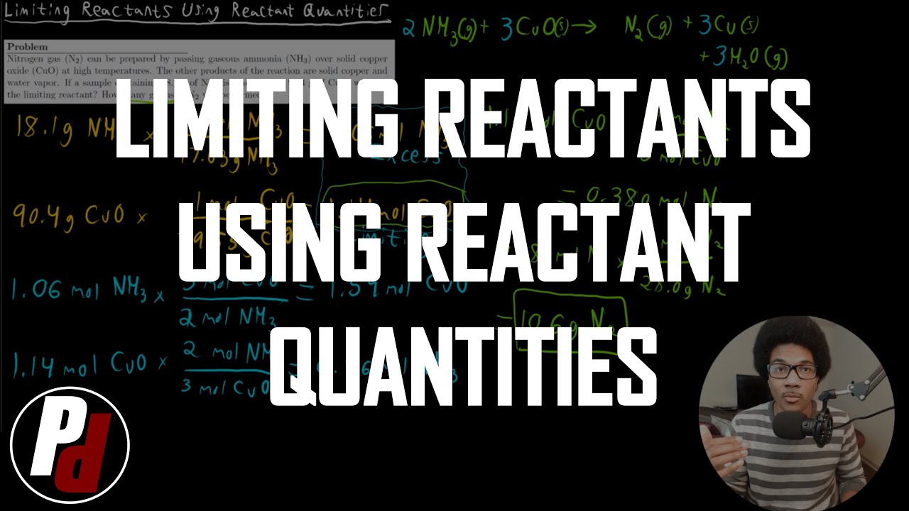 Limiting Reactants Using Reactant Quantities | General Chemistry I ...