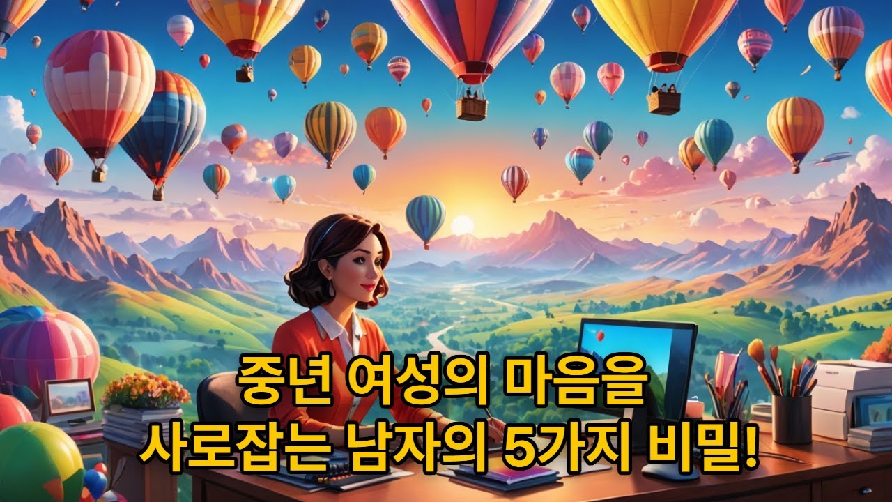 중년 여성의 마음을 사로 잡는 남자의 5가지 비밀 #여성심리 #중년여성 #중년여성심리 #여자의마음 #연애 #중년연얘