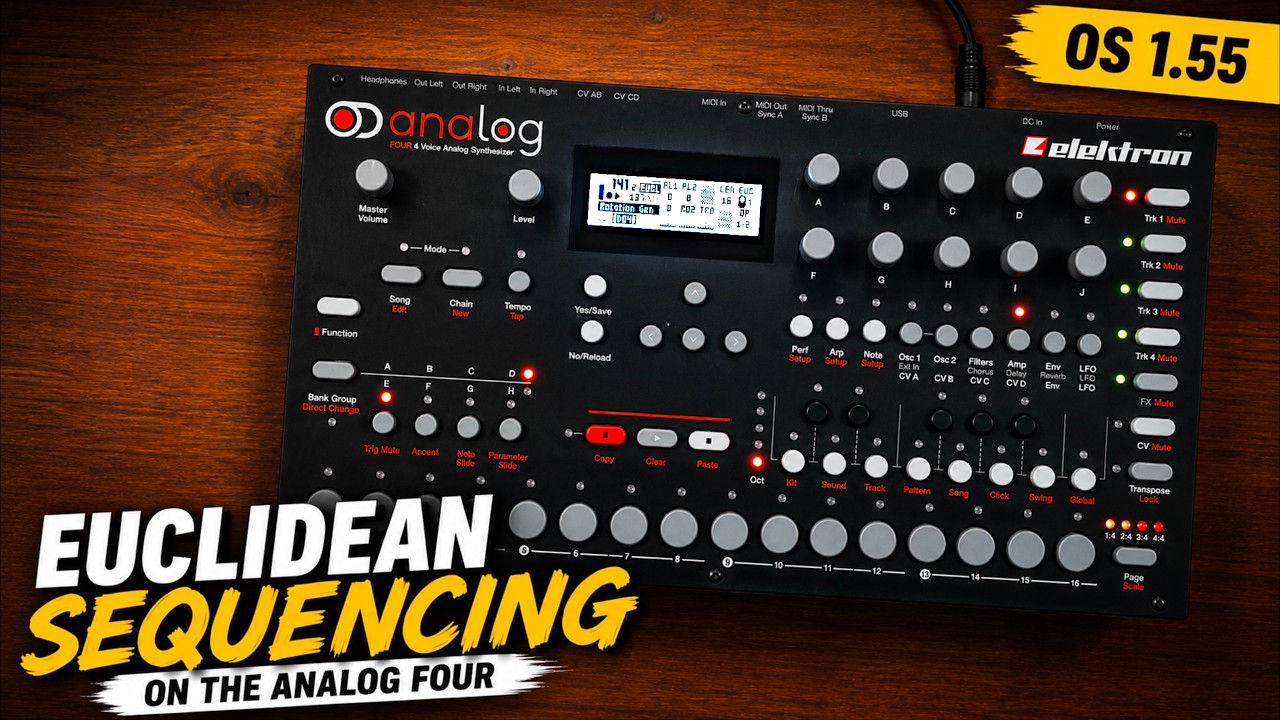 Elektron's Latest Analog Four Update Is a Big Deal - YouTube