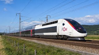 This SNCF TGV INOUI passed Cannes Bridge on the French Cannes Mainline 27/07/2026
