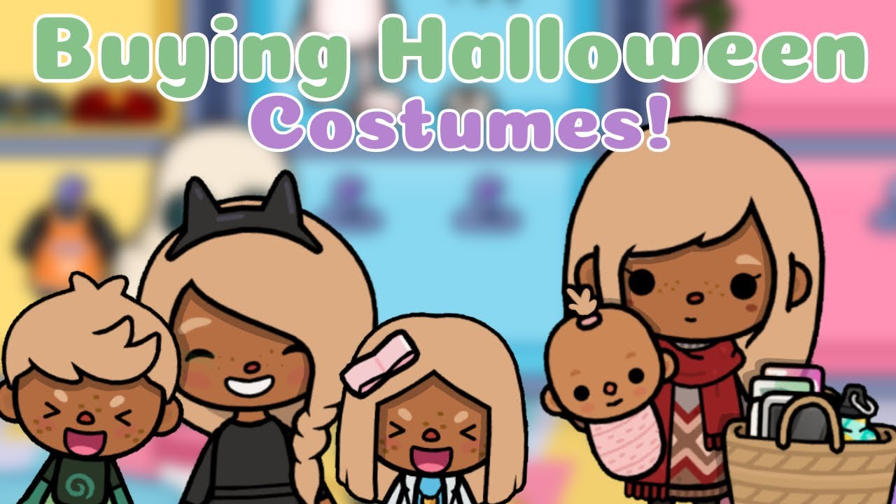 Going Halloween costume shopping! *with voice* (Toca boca) YouTube
