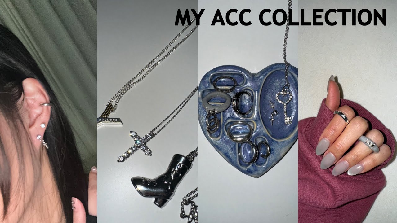 본격 주얼리의 계절..🫠 매일 하는 최애 악세사리 추천 & 🅽🅴🆆 악세사리 하울 💍🤍 많이 물어봐주셨던 목걸이 반지 귀걸이 팔찌 20가지! 대학생, 직장인 주얼리 추천💭