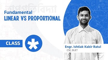 Linear Vs Proportional | Fundemental by Ishtiak Kabir Ratul | Thermodynamics Paid  | RA Physics