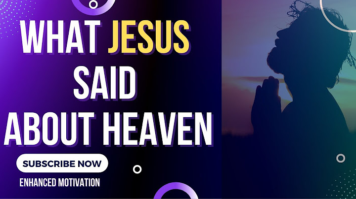 What does jesus say about entering heaven