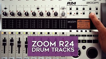 ZOOM R24: How to use the drum and sample sequencer