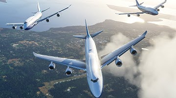 MSFS Formation Flying Compilation #6 - Multiplayer Gameplay - Microsoft Flight Simulator