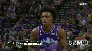 Collin Sexton vs DEN 20 PTS  JAZZ DEBUT    10.19.22