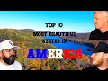Top 10 MOST BEAUTIFUL STATES in America REACTION!! | OFFICE BLOKES REACT!!
