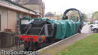 35005 "Canadian Pacific" on display at Alresford | Watercress Line 26/04/2024