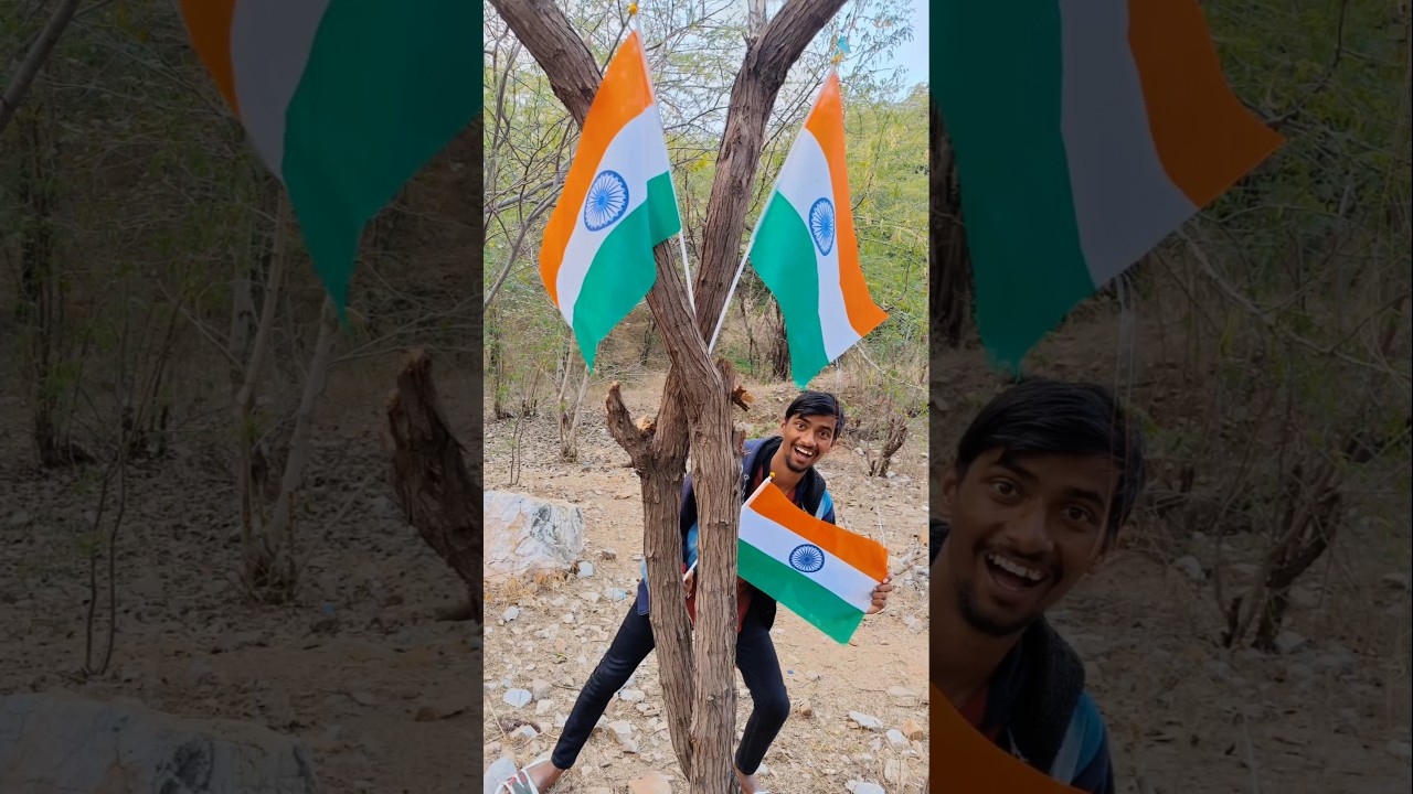 On 26th January, I got many tricolor flags for free. 