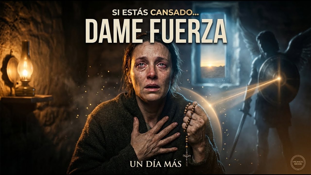 Si estás cansado de luchar: Arcángel Miguel, dame fuerzas para un día más