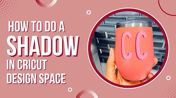 Creating A Shadow Effect In Cricut Design Space #cricut #designspace