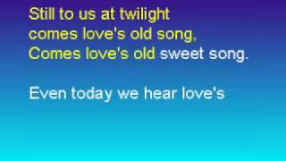 Love's Old, Sweet song chords