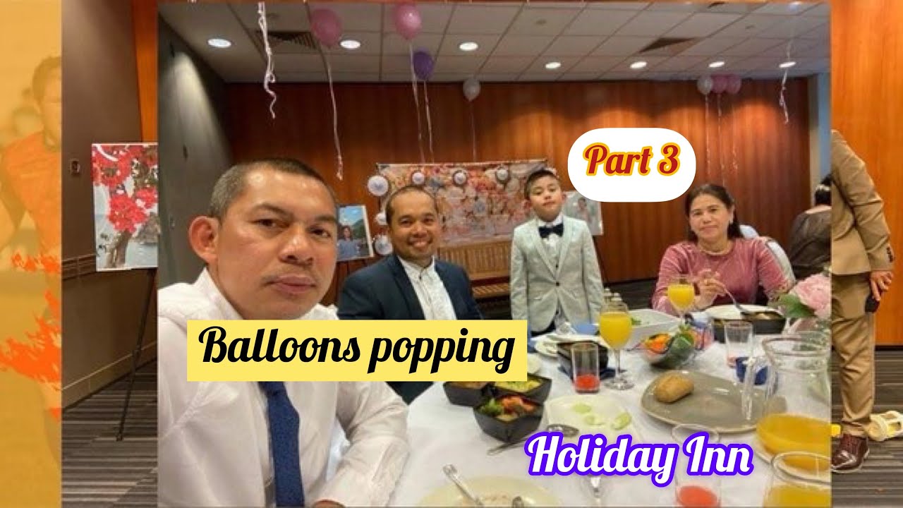 Popping of balloons #at the birthday party #Jaiden Aluan