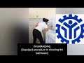 Housekeeping (bathroom cleaning)