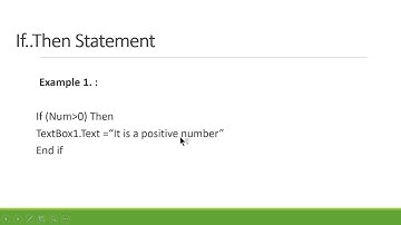 Sem 5 | Class 6   Module 4 VB Net   Control Structures