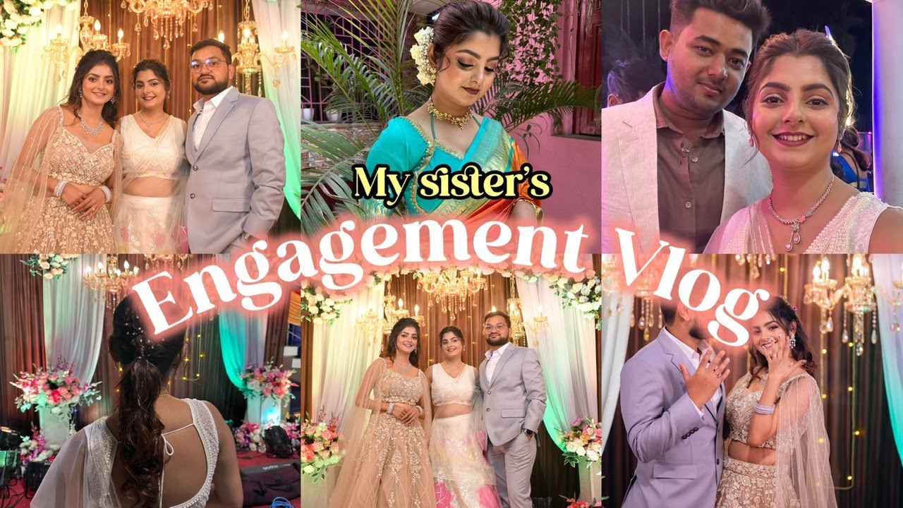 My Sister’s Engagement Vlog || Ashirbad|| Barir tala vangte holo kno?Ami ki gift dilam?