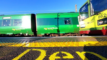 Class 29000 & Class 8500 Dart At Howth Junction And Donaghmede Station