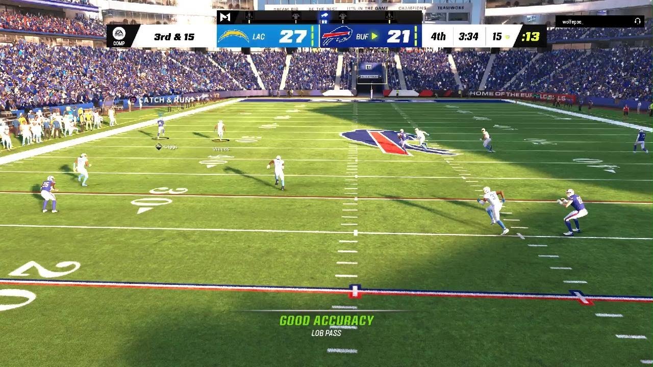 LONGEST PASS FROM JOSH ALLEN Madden NFL 23 YouTube