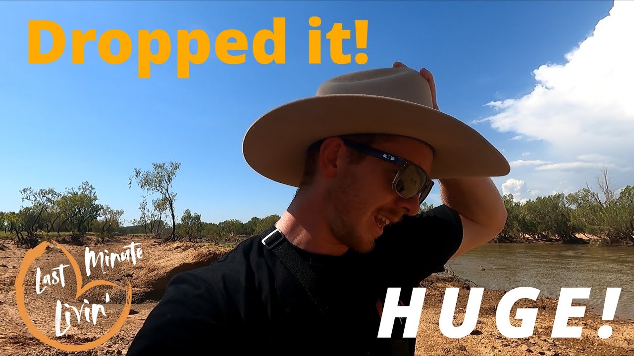 I Dropped a HUGE Barramundi! Broome Fishing Fitzroy River YouTube