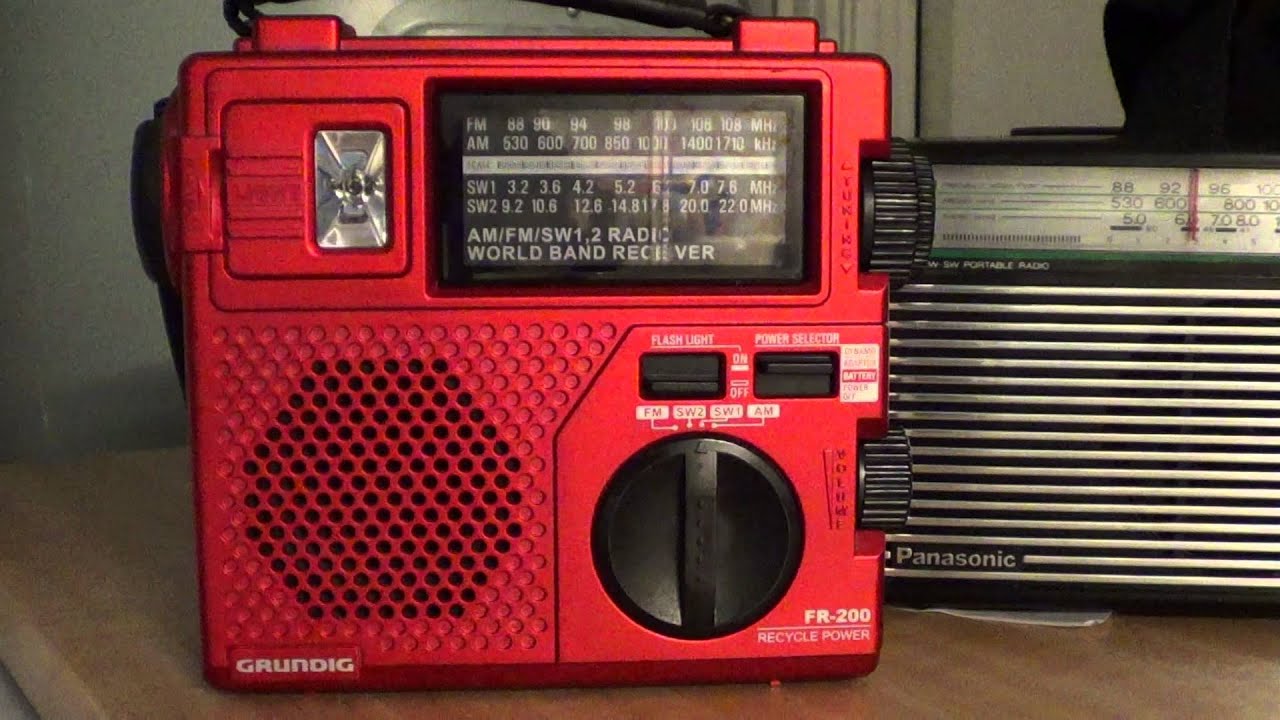 China Radio International on Grundig FR 200 hand crank shortwave radio