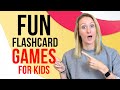 Easy esl games with flashcards for kids